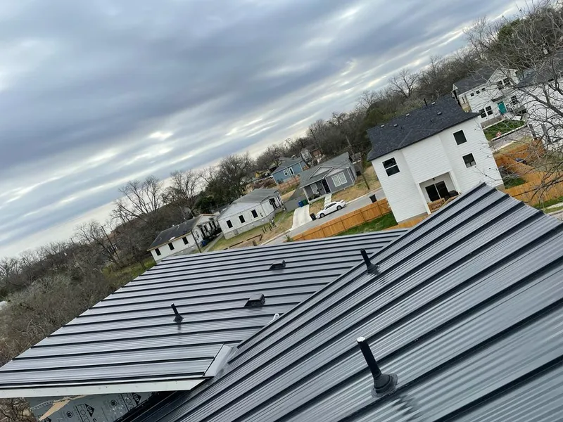 Standing seam metal roof panels with vents for Skylight Repair in West Chester
